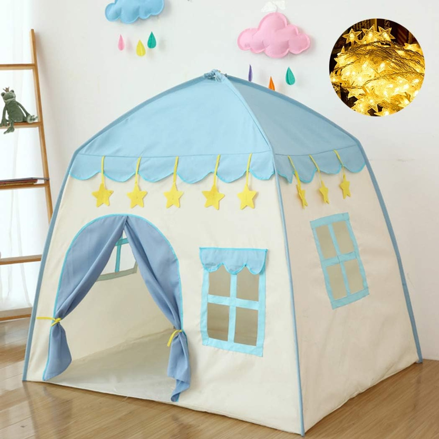 A princess castle play tent from Princess Tent Company